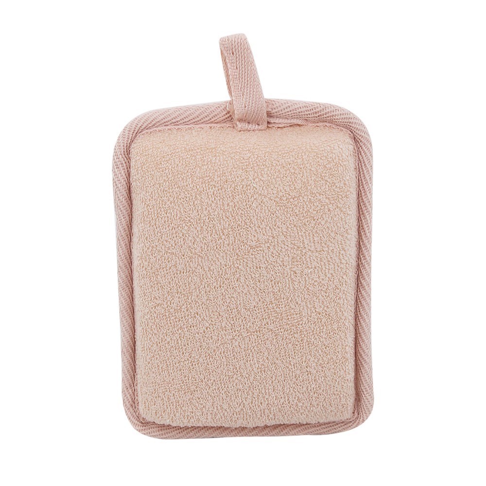 ESPONJA EXFOLIANTE 14X11X4CM - ROSA - 1 UND. OREIRO - foto 2
