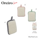 ESPONJA EXFOLIANTE 14X11X4CM - ROSA - 1 UND. OREIRO - foto 4