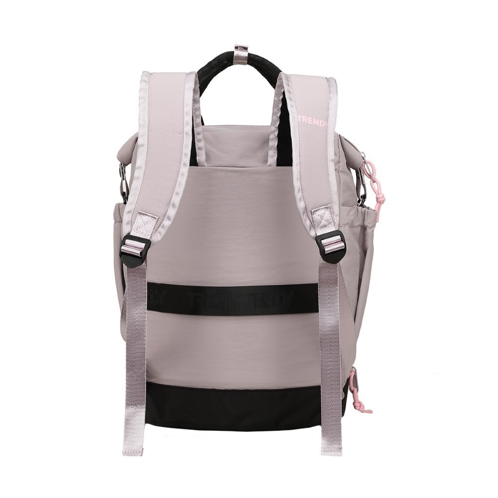 MOCHILA 41X28X12CM - GRIS - 1 UND. TRENDY - foto 2