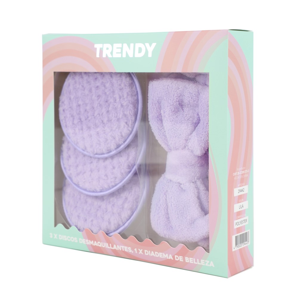 SET BEAUTY 22X22,5X5CM - LILA - SET TRENDY - foto 3