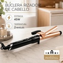 BUCLERA RIZADOR 45W BLACK & GOLD NOVOHOME - 3