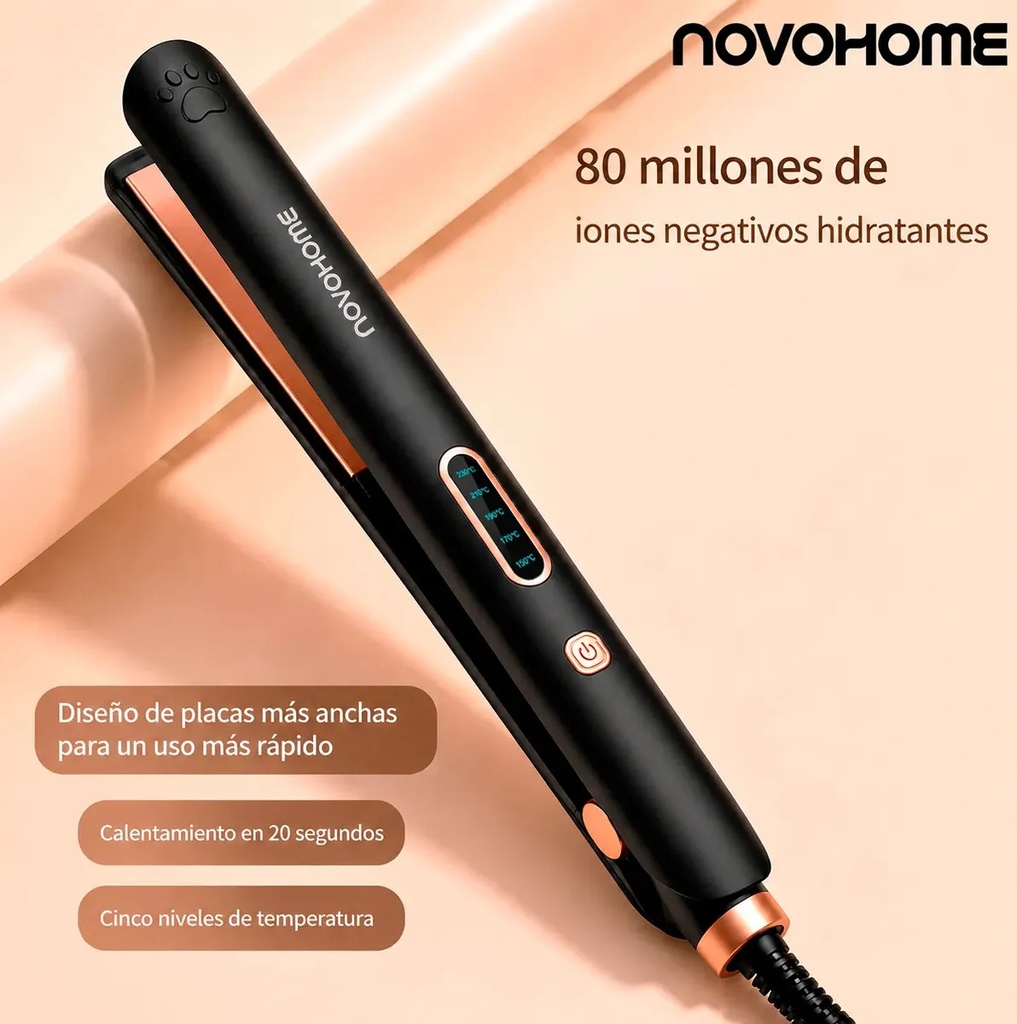 PLANCHITA DE PELO 5 TEMPERATURAS NOVOHOME - 5