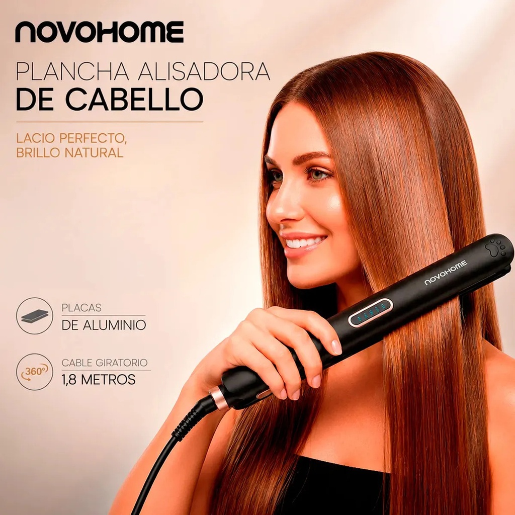 PLANCHITA DE PELO 5 TEMPERATURAS NOVOHOME - 6