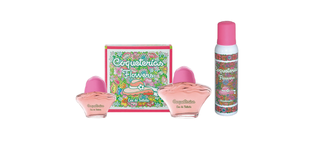 EAU DE TOILETTE COQUETERÍAS FLOWERS 40 ML - 40 ML CANNON - linea completa