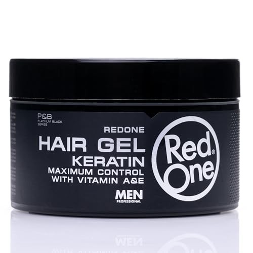 HAIR STYLING GEL KERATIN 400 ML  - RED ONE