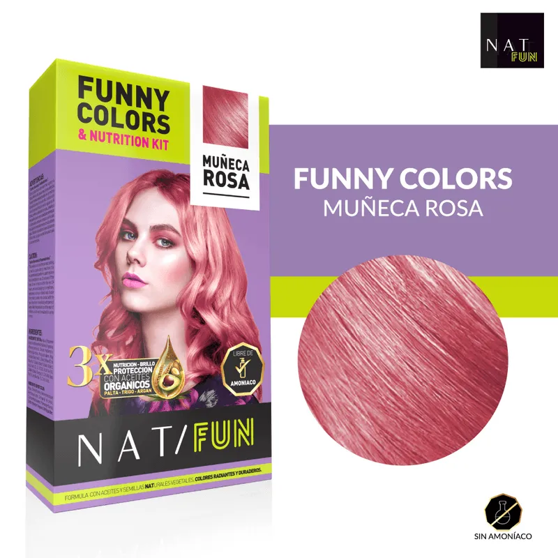 NAT FUN PINK DOLL  SACHET  (50G) NAT