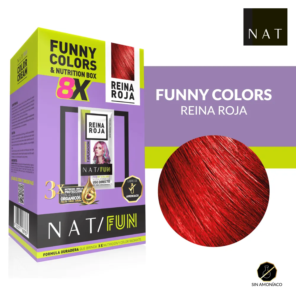 NAT FUN RED QUEEN 50G SACHET  (RED - 50G - 50G) NAT