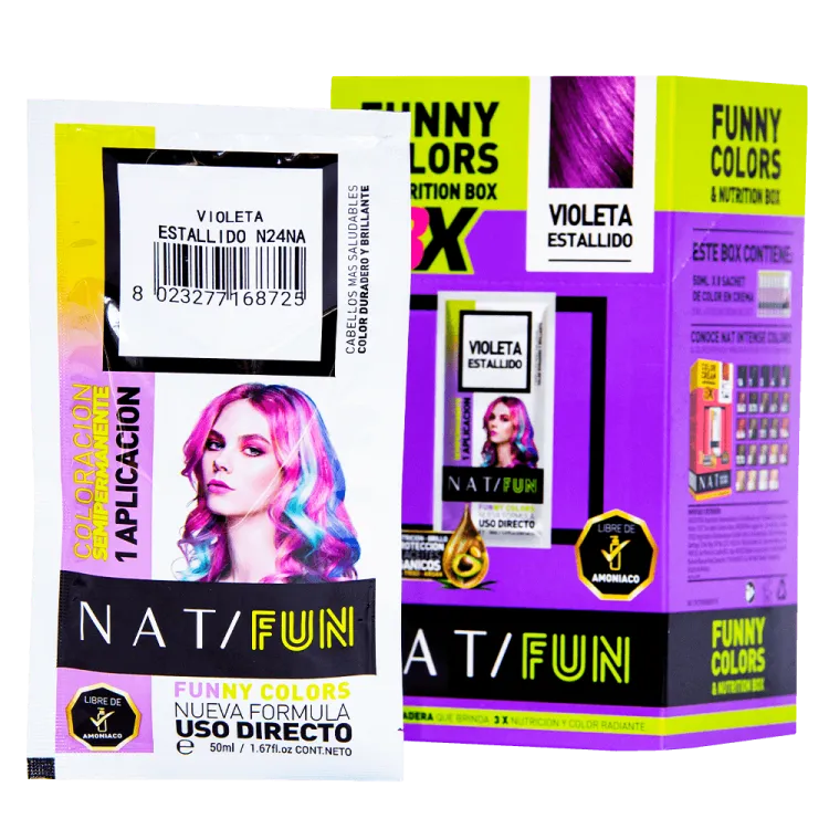 NAT FUN VIOLET BURST 50G SACHET CAJAX8U (VIOLET - 50G - 50G) NAT