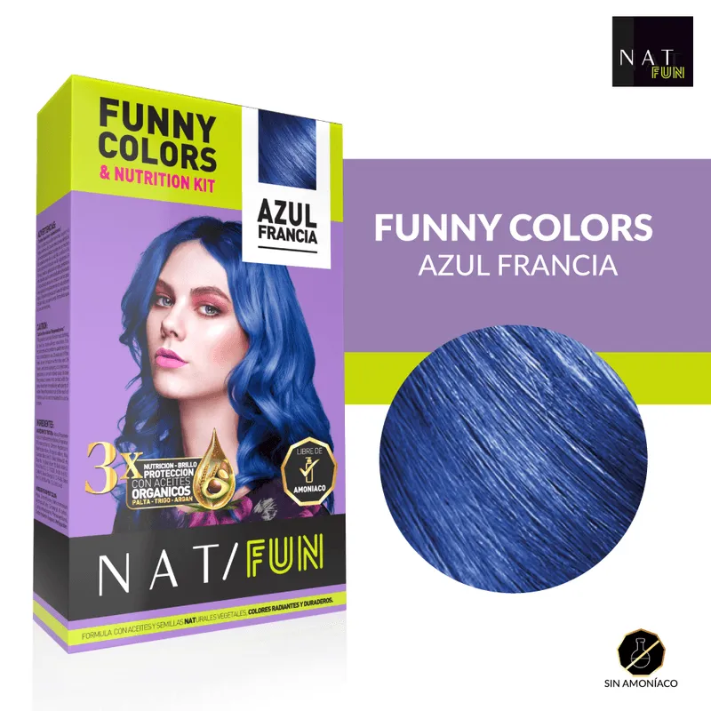 NAT KIT FUN FRANCE BLUE 50G SACHET (BLUE - 50G - 50G) NAT