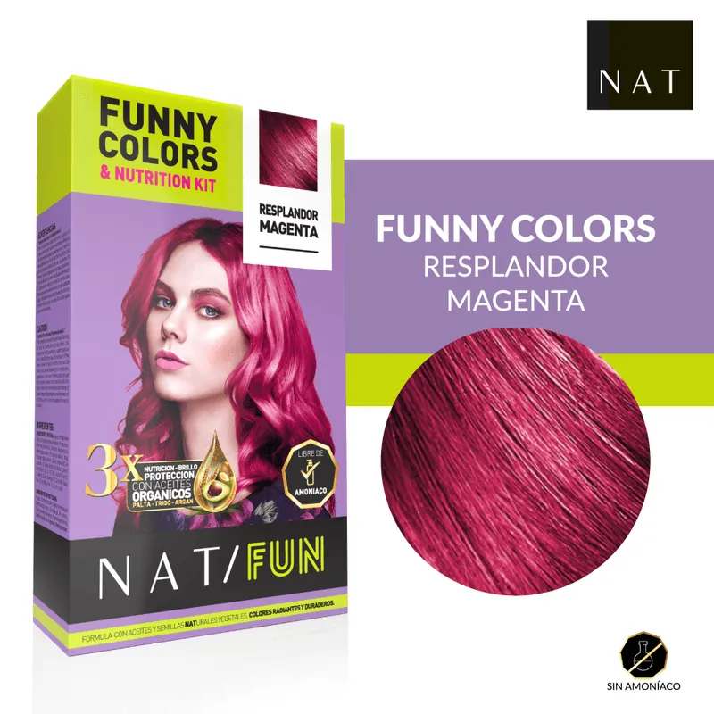 NAT KIT FUN MAGENTA GLOW 50G SACHET (MAGENTA - 50G - 50G) NAT