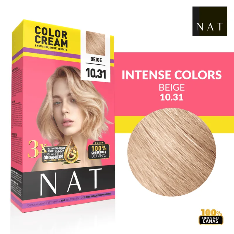 [51135] NAT SACHET 10.31 PLATINUM BEIGE BLONDE (50G) NAT
