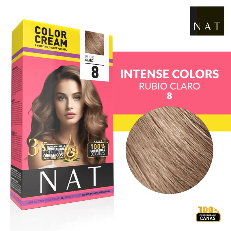 [51120] NAT SACHET  8 LIGHT BLONDE (50G) NAT