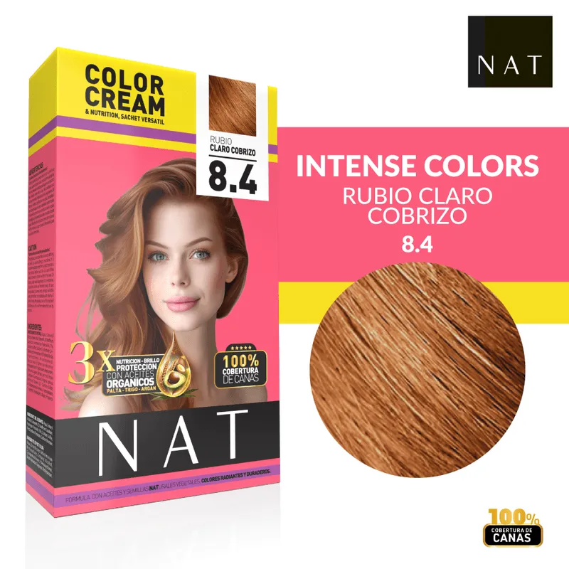 [51137] NAT SACHET  8.4 LIGHT COPPER BLONDE (50G) NAT