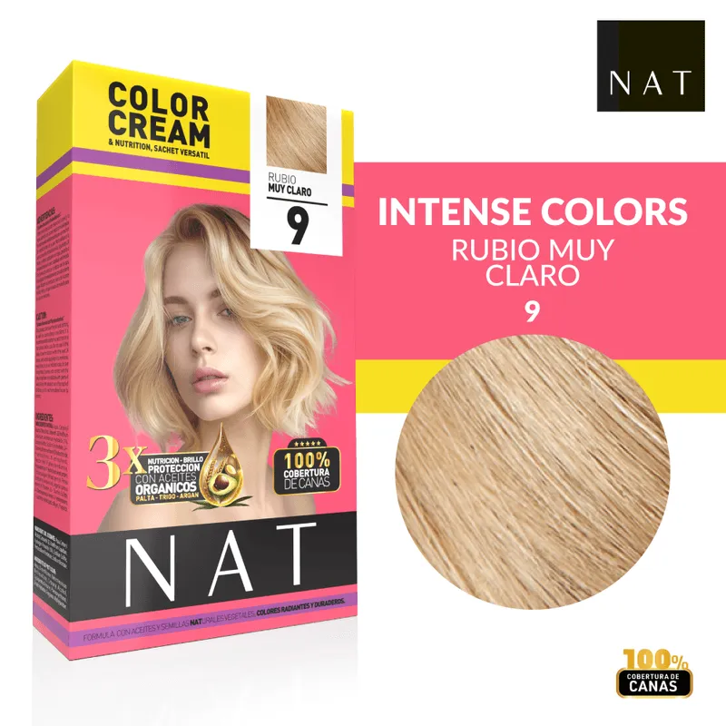 [51130] NAT SACHET 9 VERY LIGHT BLONDE (50G) NAT