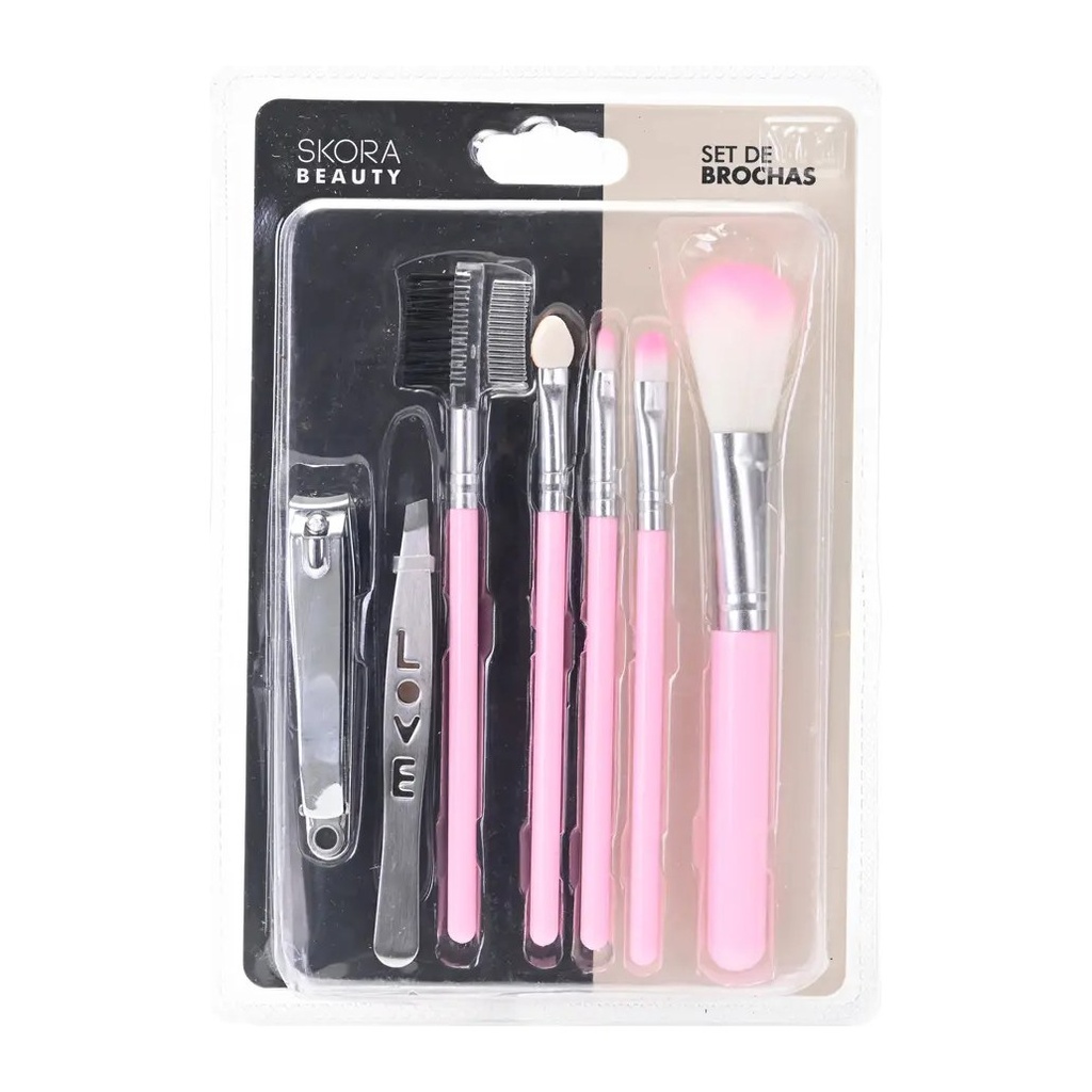 [50709] SET ACCESORIOS PARA MAQUILLAJE, MANICURIA Y PEDICURIA X7U (VARIOS - SET) SKORA