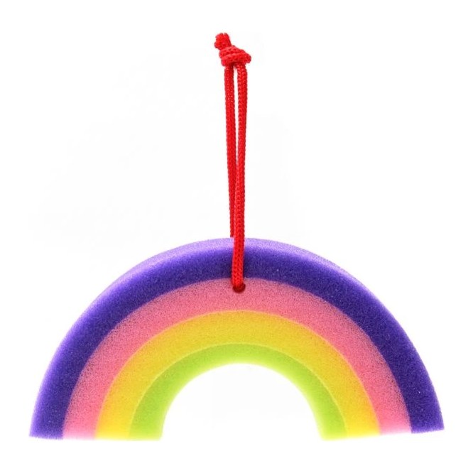 [50817] ESPONJA DE BAÑO CON FORMA DE ARCOIRIS X1U (VARIOS - UNIDAD) SKORA