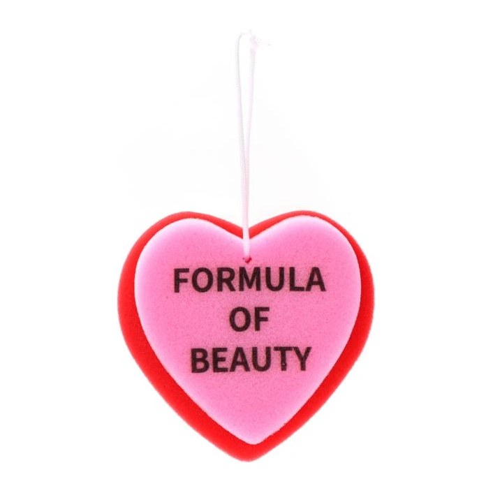 ESPONJA DE BAÑO CORAZÓN FORMULA OF  BEAUTY  X1U SKORA