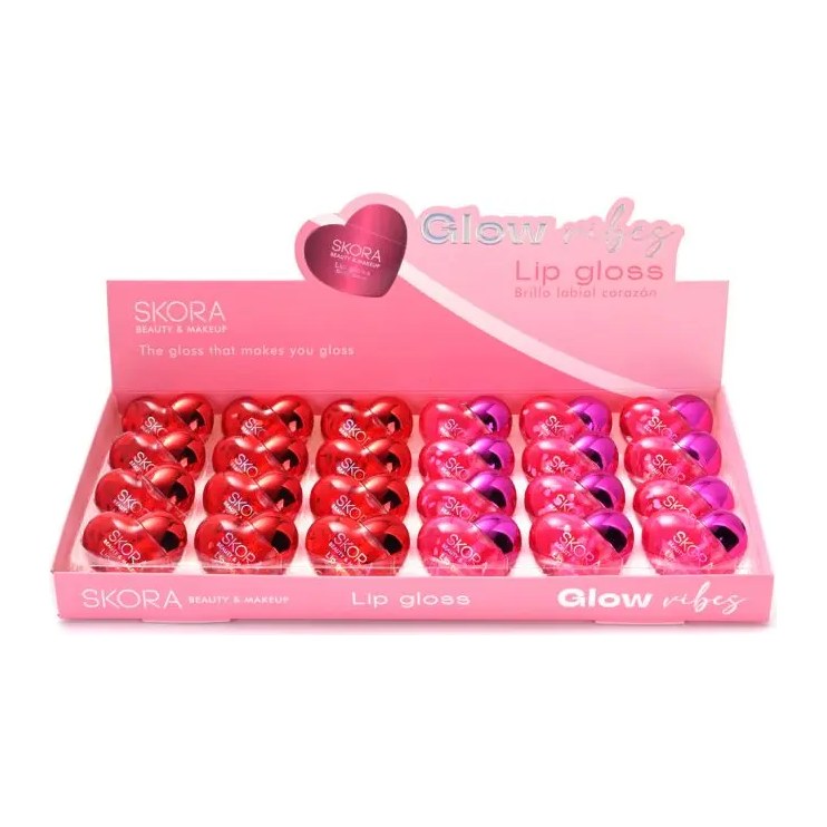 BRILLO LABIAL CORAZON X24U (UNIDAD) SKORA
