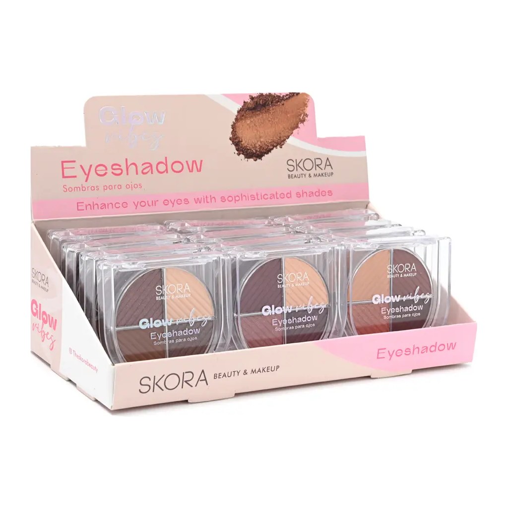 [50833] SOMBRAS PARA OJOS COMBINADAS X 9 TONOS X24U (UNIDAD) SKORA