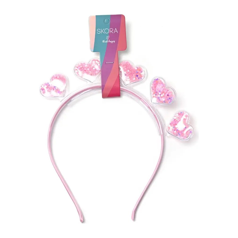 [50737] VINCHA INFANTIL PLASTICO LENTEJUELAS X1U (UNIDAD) SKORA