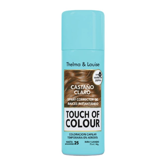 [51418] SPRAY TAPA CANAS TOUCH OF COLOUR THELMA Y LOUISE 04 CASTAÑO CLARO THELMA Y LOUISE
