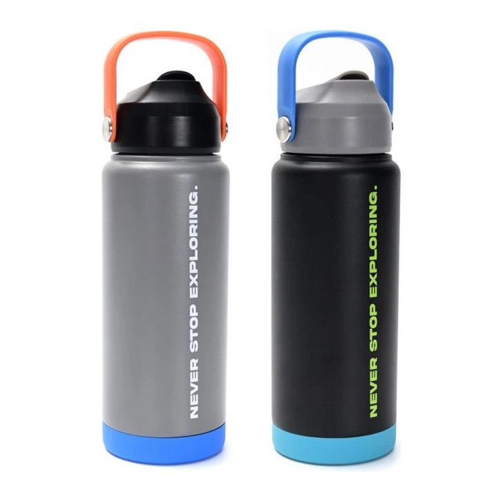 [51499] BOTELLA TERMICA CON PICO SILICONA 720ML SKORA