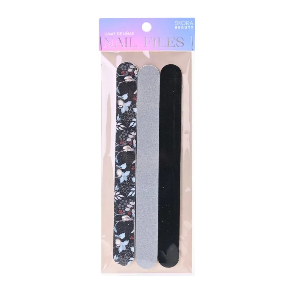 [51463] SET MINI LIMAS DE UÑAS X3U SKORA