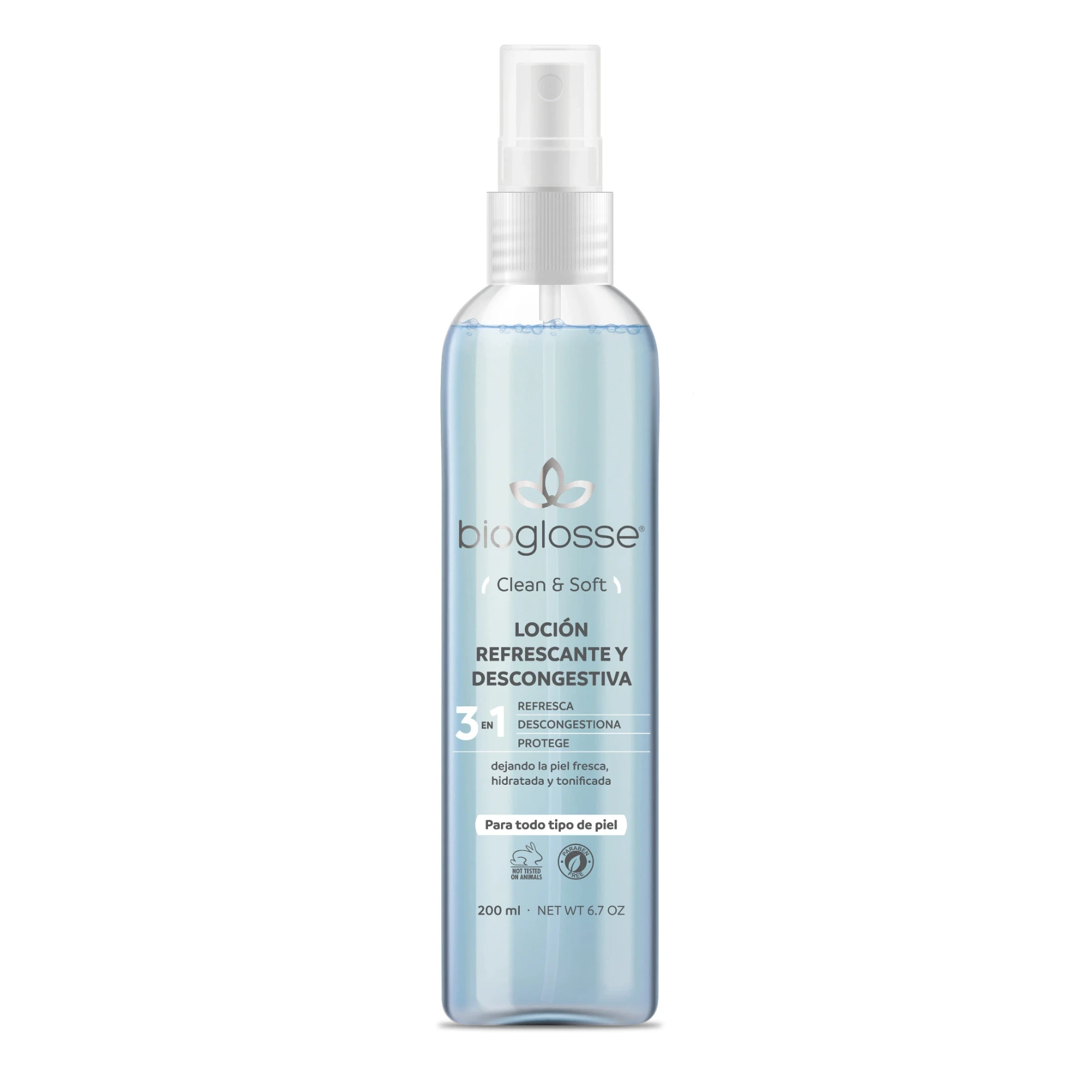 [51508] LOCION REFRESCANTE Y DESCONGESTIVA 200 ML BIOGLOSSE