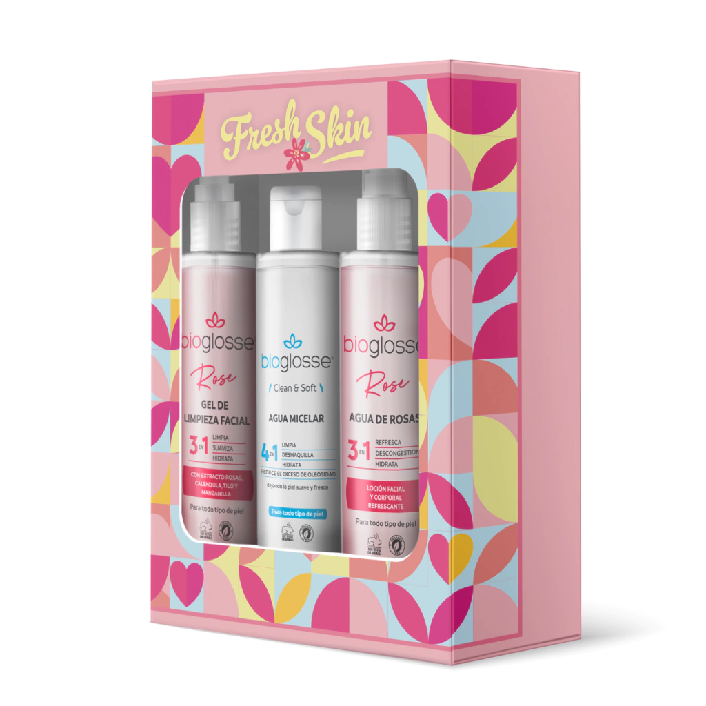 [51526] ESTUCHE SET FRESH SKIN BIOGLOSSE