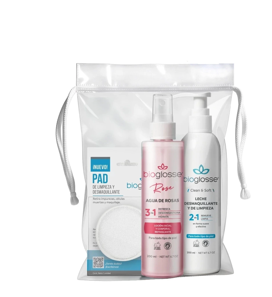 [51530] NECESER KIT LIMPIEZA FACIAL CON ACCESORIOS BIOGLOSSE
