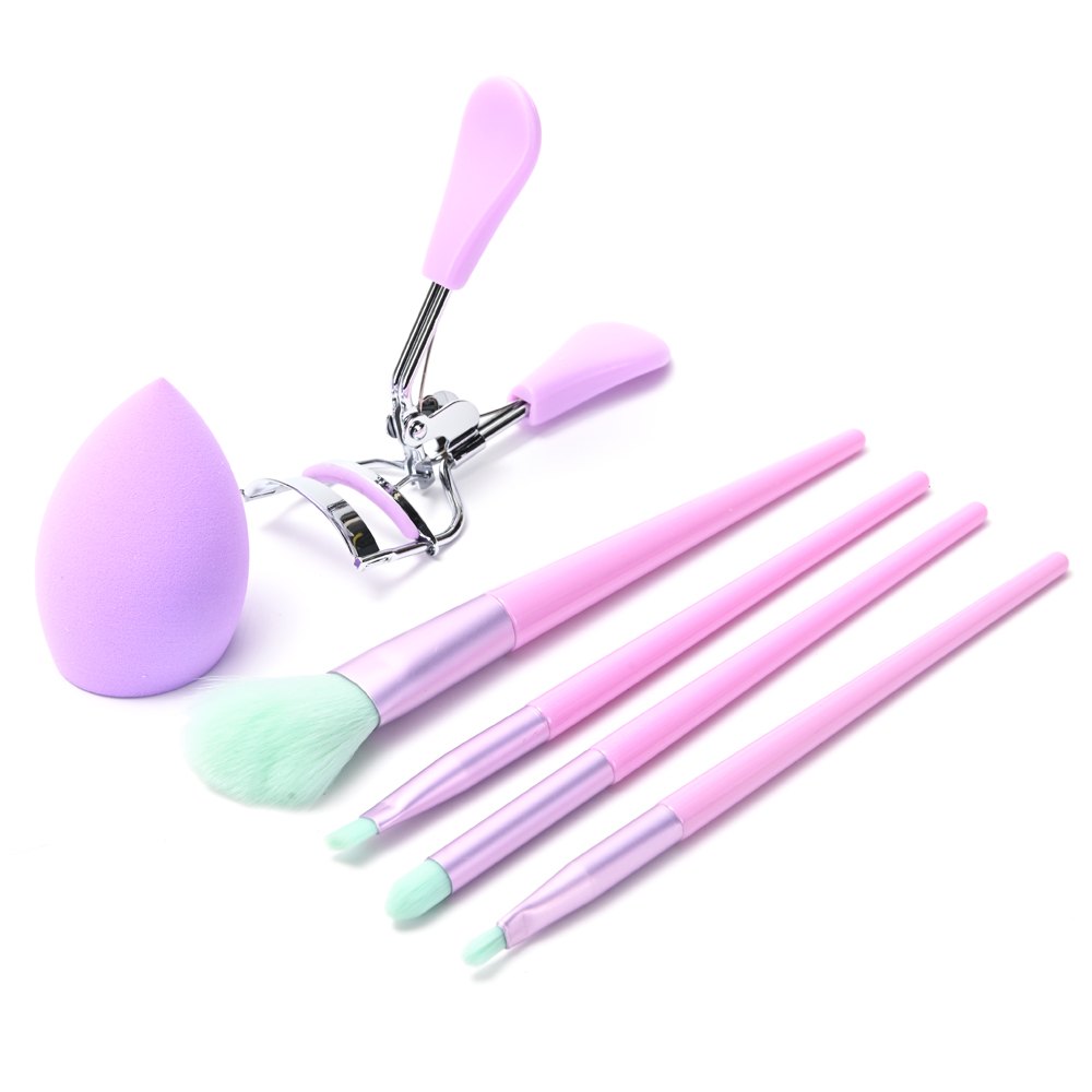 [51815] SET DE MAQUILLAJE BROCHAS ARQUEADOR Y BLENDER SKORA