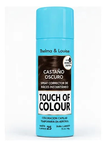 [51415] SPRAY TAPA CANAS TOUCH OF COLOUR (02 CASTAÑO OSCURO) THELMA Y LOUISE