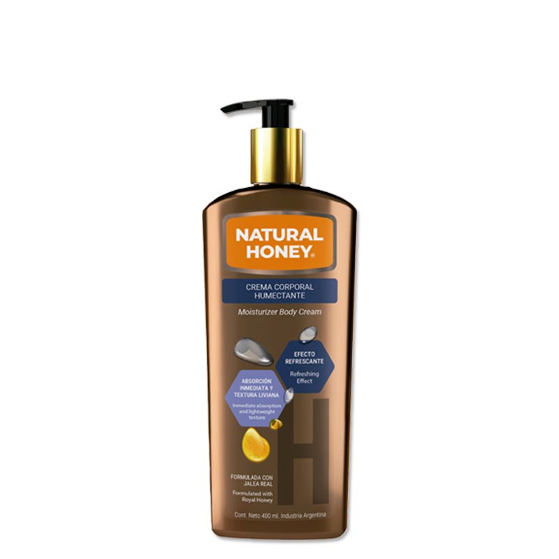 [51901] CREMA CORPORAL HUMECTANTE NATURAL HONEY | EFECTO REFRESCANTE 400ML