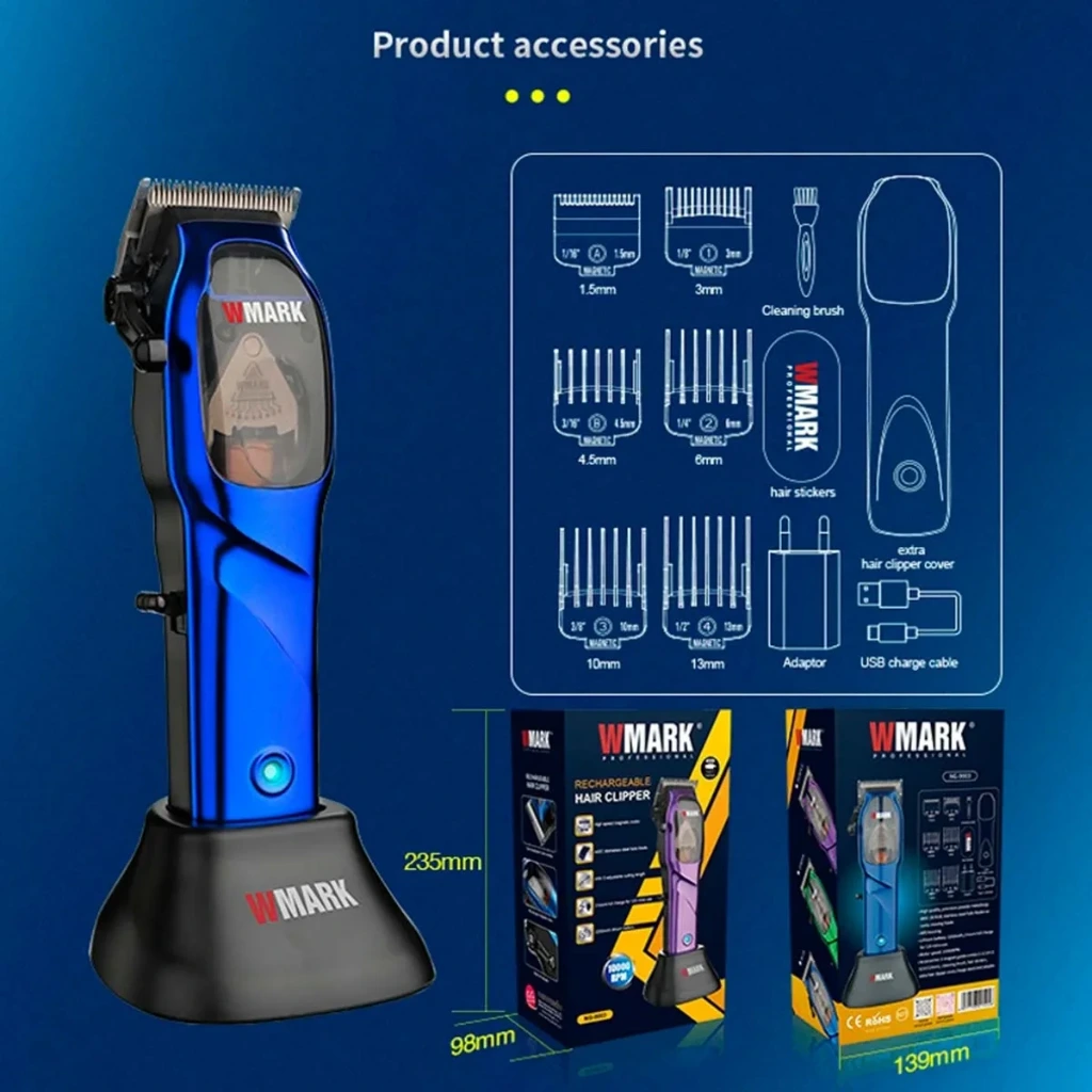 [51917] CORTADORA DE PELO WMARK CARGADA POR CABLE USB (NG-9003SET)