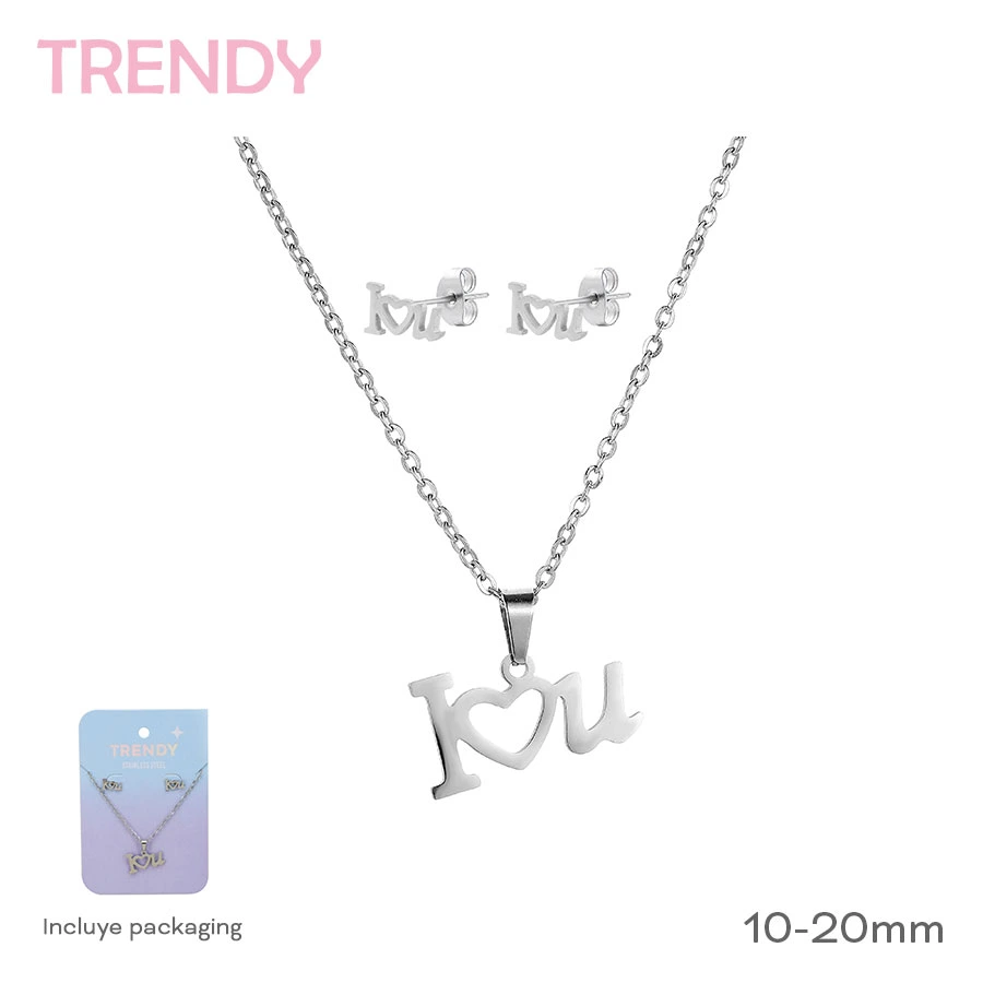 [52022] SET ACERO (ARO Y COLLAR) TRENDY