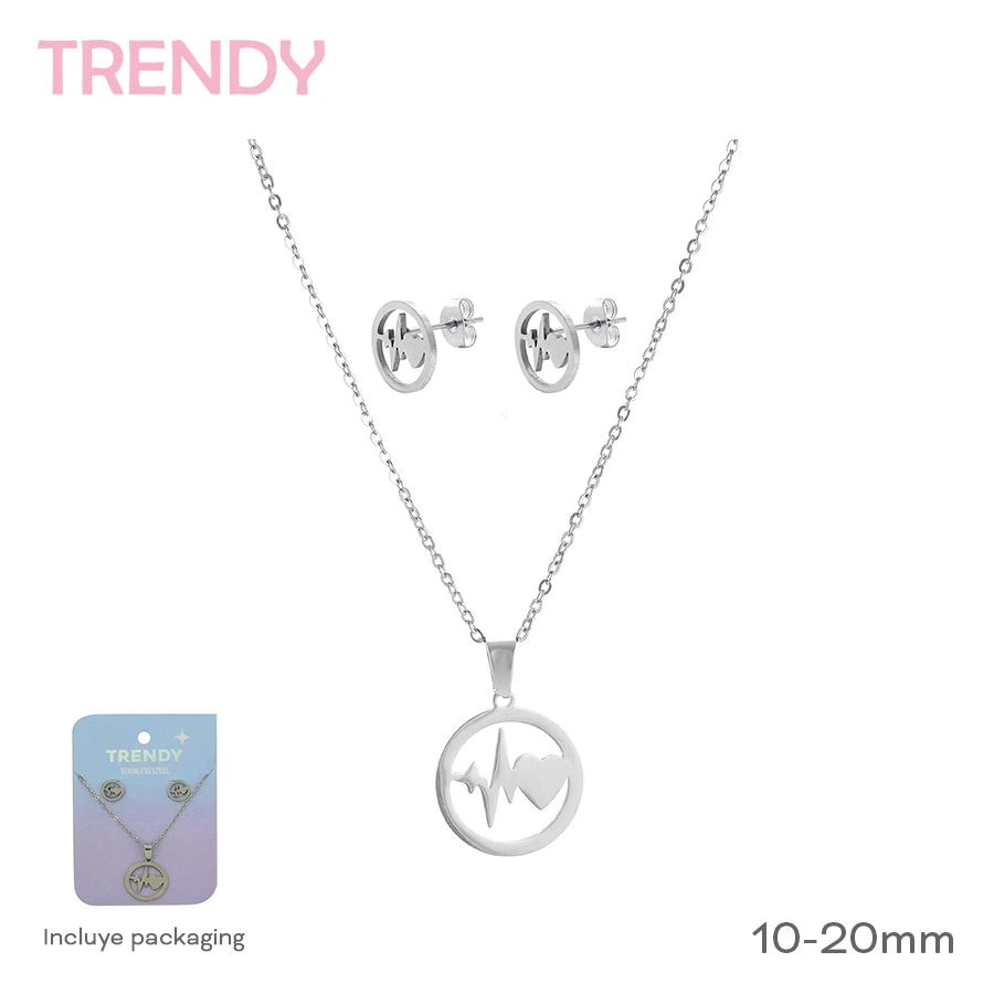 [52023] SET ACERO (ARO Y COLLAR) TRENDY
