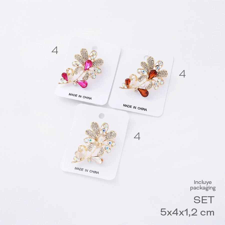 [52088] PRENDEDORES FLOR TARGET