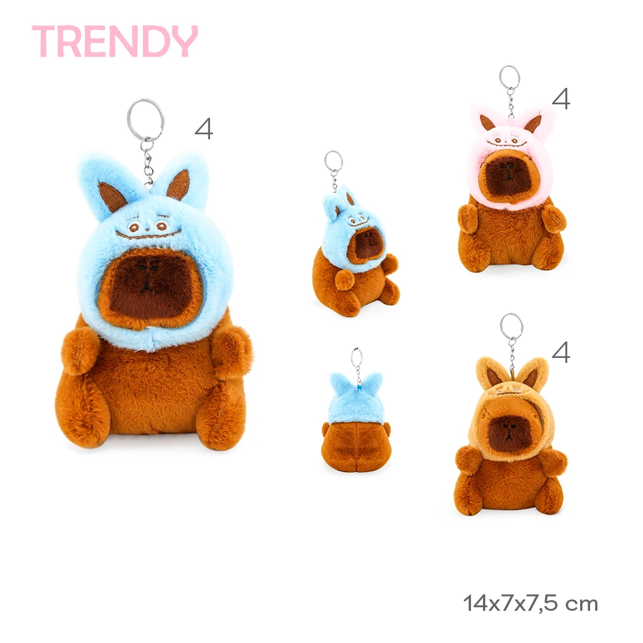 LLAVERO PELUCHE TRENDY