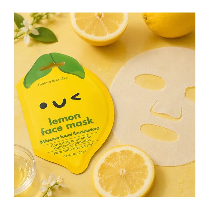 [52139] MASCARA FACIAL LIMON - ILUMINADORA - THELMA Y LOUISE