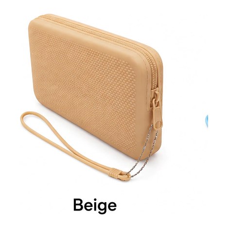 [52165] NECESER SILICONA MEDIANO MONOCROMO	BEIGE- THELMA Y LOUISE