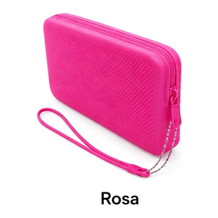 [52209] NECESER SILICONA MEDIANO MONOCROMO	FUCSIA- THELMA LOUISE
