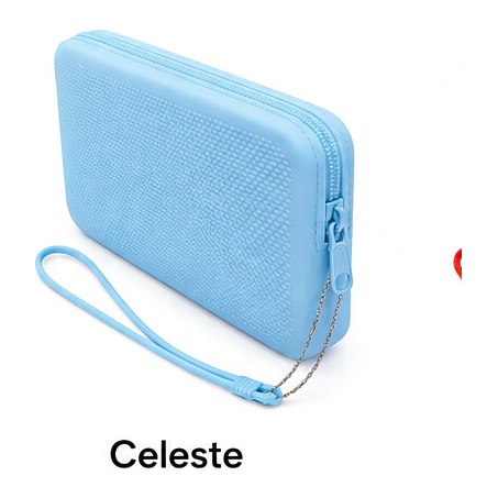 [52210] NECESER SILICONA MEDIANO MONOCROMO	TURQUESA- THELMA Y LOUISE