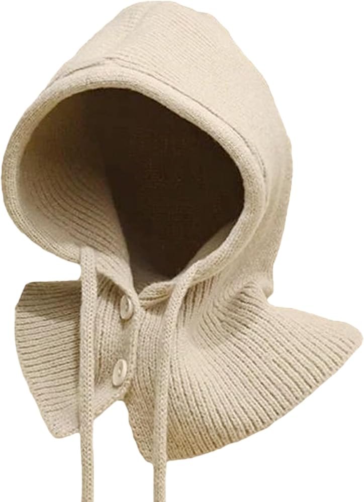 [52351] GORRO BALACLAVA TEJIDO CON BOTONES -SKORA -W26
