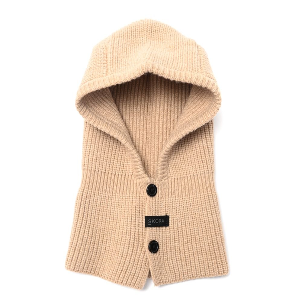 [52352] GORRO BALACLAVA TEJIDO CON BOTONES- SKORA -W26