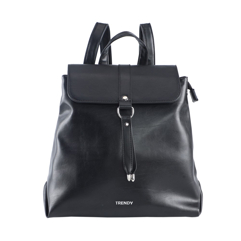 MOCHILA 25X35X11CM - NEGRO - 1 UND. TRENDY