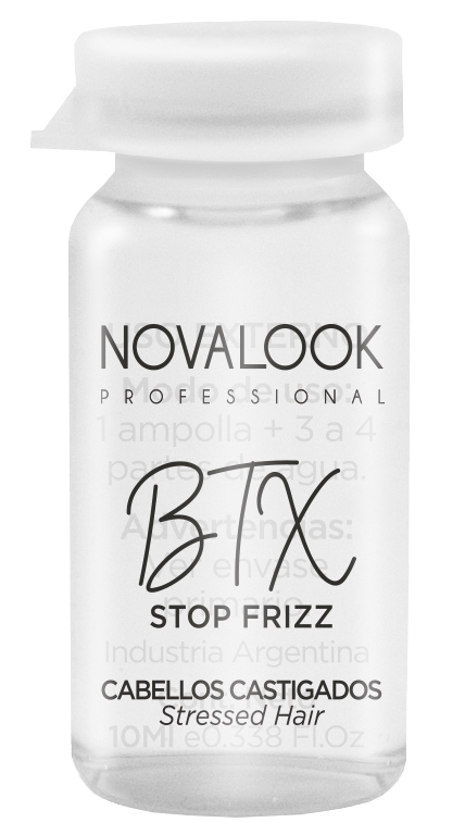 [70493] AMPOLLA BTX STOP FRIZZ CABELLOS CASTIGADOS VENTA X UND - 10 ML - AMPOLLA NOVALOOK