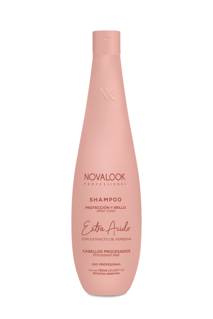 SHAMPOO EXTRA ÁCIDO CABELLOS PROCESADOS - 760 ML - BOTELLA NOVALOOK