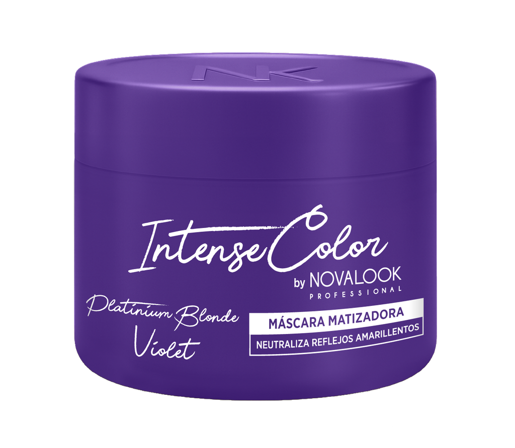 MÁSCARA MATIZADORA PLATINIUM BLONDE VIOLET - 250 ML - POTE NOVALOOK