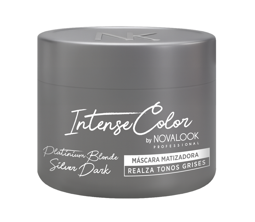 MÁSCARA MATIZADORA PLATINIUM BLONDE SILVER DARK - 250 ML - POTE NOVALOOK