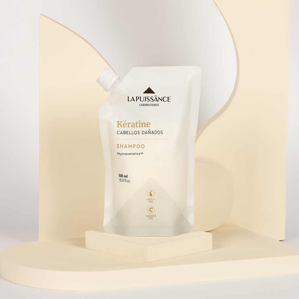 SHAMPOO KÉRATINE REPUESTO - 500 ML - DOYPACK LA PUISSANCE